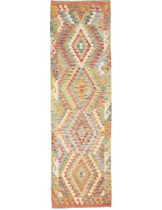 Kilim 84x289 Cm Kilim Afghanistan Hand-carded Wool Cotton