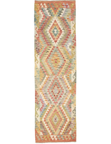 Kilim 84x289 Cm Kilim Afghanistan Lana Cardata A Mano Ordito