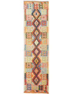 Kilim 78x286 Cm Kilim, Afghanistan, Lana Cardata A Mano
