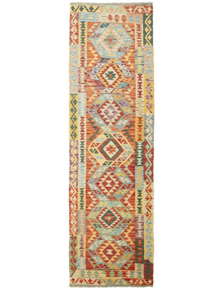 Kilim 83x300 Cm Kilim Afghanistan Lana Cardata A Mano
