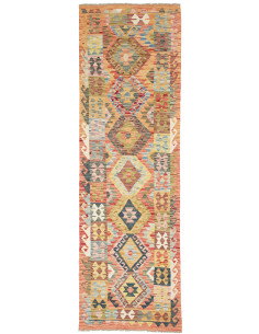 Kilim 88x288 Cm Kilim, Afghanistan, Hand-carded Wool