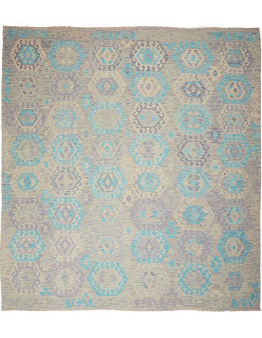 Kilim 262x290 Cm Kilim, Afghanistan, Hand-carded Wool (warp: