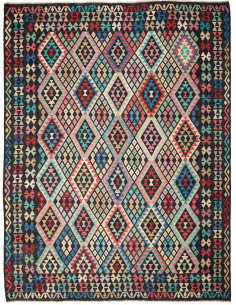 Kilim 267x346 Cm Kilim, Afghanistan, Lana Cardata A Mano