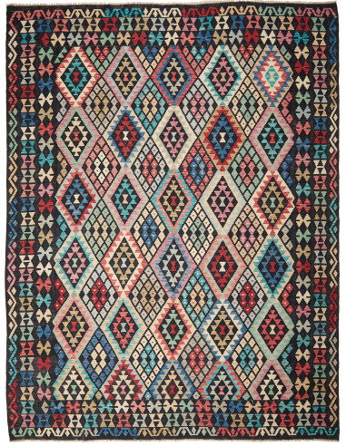 Kilim 267x346 Cm Kilim, Afghanistan, Lana Cardata A Mano