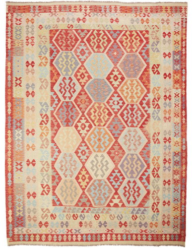 Kilim 254x340 Cm Kilim, Afghanistan, Lana Cardata A Mano