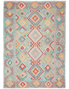 Kilim 205x290 Cm Kilim Afghanistan Hand-carded Wool (cotton