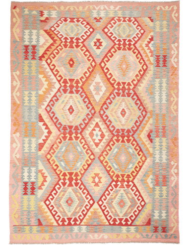 Kilim 211x299 Cm Kilim Afghanistan Lana Cardata A Mano