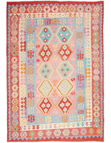 Kilim 202x290 Cm Kilim, Afghanistan, Hand-carded Wool (warp: