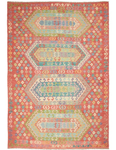 Kilim 208x301 Cm Kilim, Afghanistan, Lana Cardata A Mano