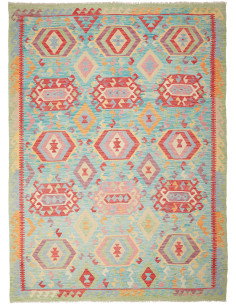 Kilim 205x282 Cm Kilim, Afghanistan. Hand-carded Wool,