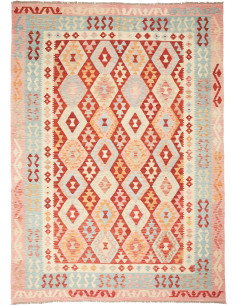 Kilim 208x288 Cm Kilim Afghanistan Lana Cardata A Mano