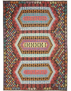 Kilim 206x289 Cm Kilim, Afghanistan, Hand-carded Wool (warp: