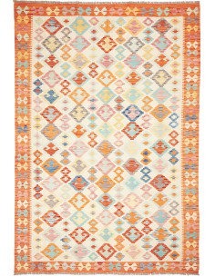 Kilim 204x296 Cm Kilim, Afghanistan, Hand-carded Wool (warp: