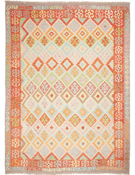 Kilim 216x294 Cm Kilim, Afghanistan, Hand-carded Wool (warp: