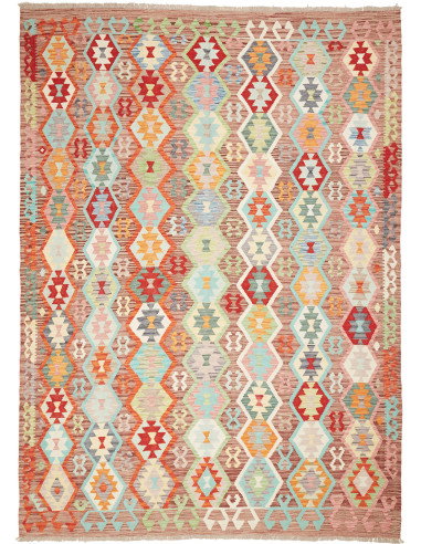 Kilim 210x284 Cm Kilim, Afghanistan, Hand-carded Wool (warp: