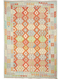 Kilim 201x289 Cm Kilim, Afghanistan, Hand-carded Wool (warp: