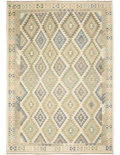 Kilim 207x289 Cm Kilim Afghanistan, Hand-carded Wool (cotton