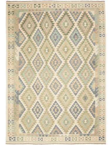 Kilim 207x289 Cm Kilim Afghanistan, Hand-carded Wool (cotton