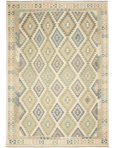 Kilim 207x289 Cm Kilim Afghanistan, Lana Cardata A Mano