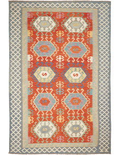 Kilim 206x308 Cm Kilim, Afghanistan, Hand-carded Wool (warp: