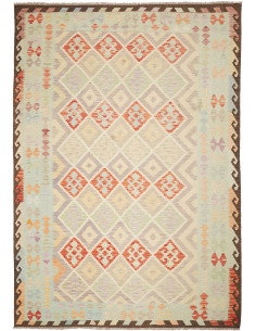 Kilim 211x302 Cm Kilim Afghanistan Hand-carded Wool