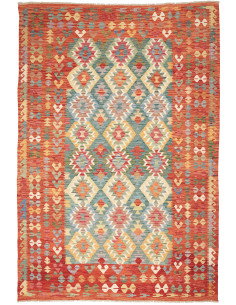 Kilim 203x300 Cm Kilim, Afghanistan, Lana Cardata A Mano