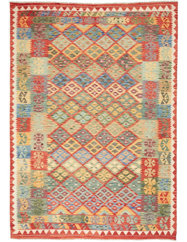 Kilim 205x288 Cm Kilim, Afghanistan, Hand-carded Wool,