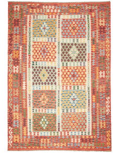Kilim 207x298 Cm Kilim, Afghanistan, Hand-carded Wool (warp: