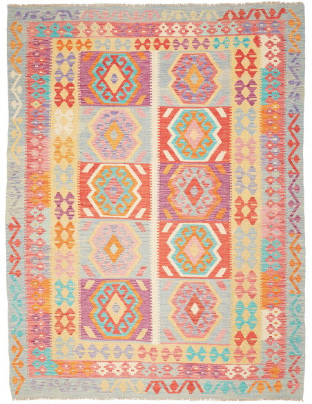 Kilim 178x240 Cm Kilim Afghanistan Hand-carded Wool Cotton