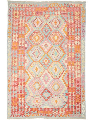 Kilim 169x253 Cm Kilim. Afghanistan. Hand-carded Wool (warp: