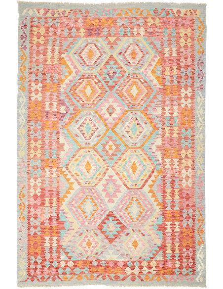 Kilim 169x253 Cm Kilim. Afghanistan. Hand-carded Wool (warp: