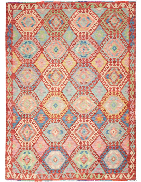 Kilim 179x242 Cm Kilim Afghanistan Hand-carded Wool (warp: