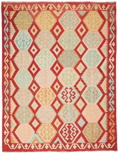 Kilim 185x241 Cm Kilim, Afghanistan, Hand-carded Wool (warp: