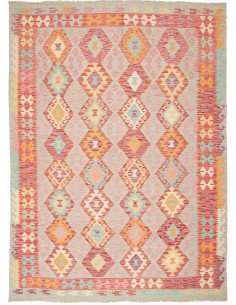 Kilim 177x246 Cm Afghan Kilim, Hand-carded Wool, 0.3 Cm