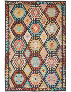 Kilim 169x247 Cm Kilim Afghanistan Lana Cardata A Mano