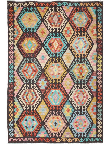 Kilim 169x247 Cm Kilim Afghanistan Hand-spun Wool Cotton