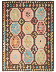 Kilim 175x239 Cm Kilim, Afghanistan, Lana Cardata A Mano