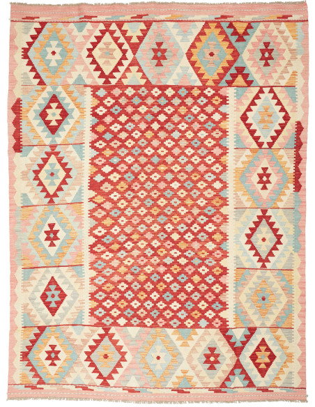 Kilim 180x244 Cm Kilim, Afghanistan, Lana Cardata A Mano