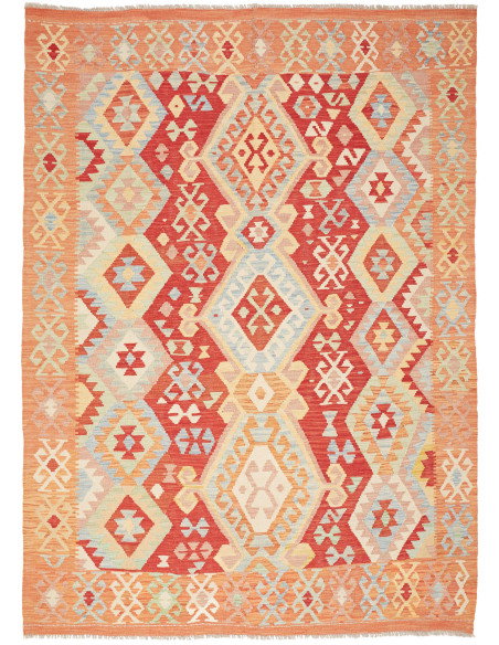 Kilim 182x248 Cm Kilim, Afghanistan, Lana Cardata A Mano