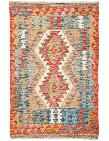 Kilim 84x128 Cm Kilim Afghanistan Hand-carded Wool And
