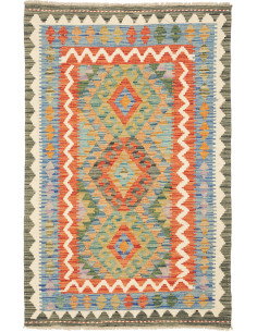 Kilim 83x129 Cm Kilim, Afghanistan, Lana Cardata A Mano