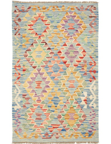 Kilim 80x128 Cm Kilim Afghanistan Hand-carded Wool Cotton