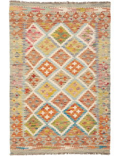 Kilim 86x130 Cm Kilim Afghanistan Hand-carded Wool Cotton