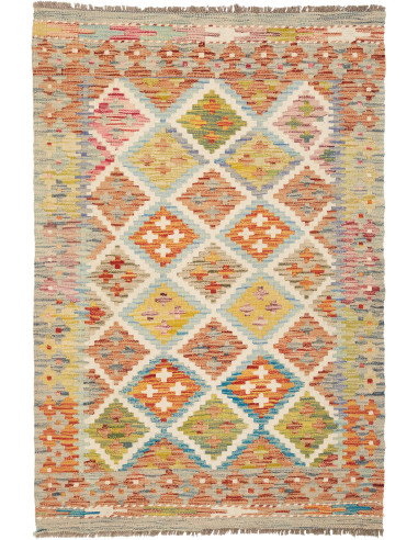 Kilim 86x130 Cm Kilim Afghanistan Hand-carded Wool Cotton