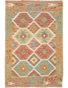 Kilim 85x124 Cm Kilim, Afghanistan, Lana Cardata A Mano