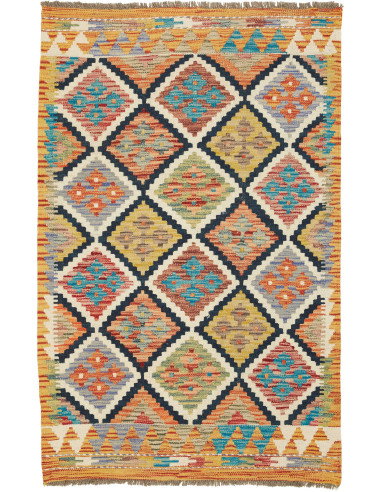 Kilim 83x128 Cm Kilim, Afghanistan, Lana Cardata A Mano
