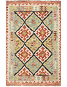 Kilim 86x129 Cm Kilim, Afghanistan, Lana Cardata A Mano