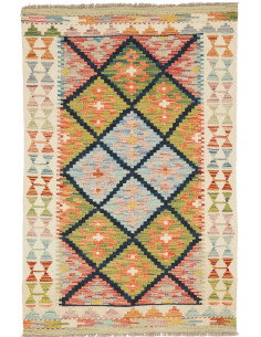 Kilim 81x125 Cm Kilim Afghanistan, Lana Cardata A Mano,