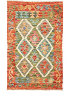 Kilim 79x128 Cm Kilim Afghanistan Lana Cardata A Mano