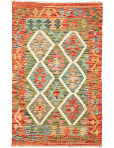 Kilim 79x128 Cm Kilim Afghanistan Hand-carded Wool